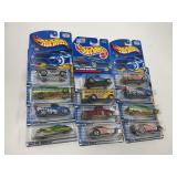 LOT OF 12 HOT WHEELS CARS IN ORIGINAL PACKAGE