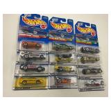HOT WHEELS LOT OF 3 SETS - 12 CARS TOTAL - NEW IN