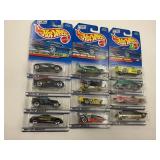 HOT WHEELS LOT OF 3 SETS - 12 CARS TOTAL - NEW IN