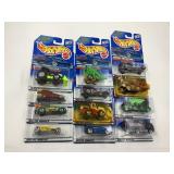 LOT OF 12 HOT WHEELS CARS IN ORIGINAL PACKAGE