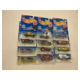 LOT OF 12 HOT WHEELS CARS IN ORIGINAL PACKAGE