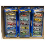 (3)  5 CAR HOT WHEELS GIFT PACKS IN ORIGINAL