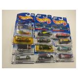 LOT OF 12 HOT WHEELS CARS IN ORIGINAL PACKAGE