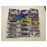 LOT OF 12 HOT WHEELS CARS IN ORIGINAL PACKAGE