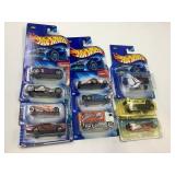 LOT OF 10 HOT WHEELS CARS IN ORIGINAL PACKAGE