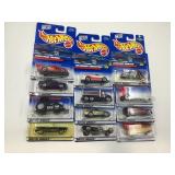 LOT OF 12 HOT WHEELS CARS IN ORIGINAL PACKAGE