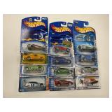 LOT OF 12 HOT WHEELS CARS IN ORIGINAL PACKAGE