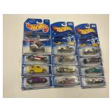 LOT OF 12 HOT WHEELS CARS IN ORIGINAL PACKAGE