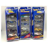 (3)  5 CAR HOT WHEELS GIFT PACKS IN ORIGINAL