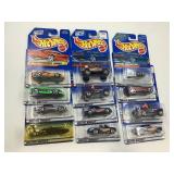 LOT OF 10 HOT WHEELS CARS IN ORIGINAL PACKAGE