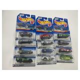 LOT OF 12 HOT WHEELS CARS IN ORIGINAL PACKAGE