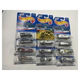 LOT OF 12 HOT WHEELS CARS IN ORIGINAL PACKAGE