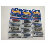 LOT OF 12 HOT WHEELS CARS IN ORIGINAL PACKAGE