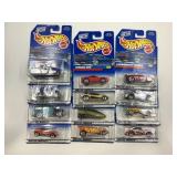 LOT OF 12 HOT WHEELS CARS IN ORIGINAL PACKAGE