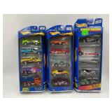 (3)  5 CAR HOT WHEELS GIFT PACKS IN ORIGINAL