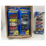 (3)  5 CAR HOT WHEELS GIFT PACKS