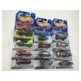 LOT OF 12 HOT WHEELS CARS IN ORIGINAL PACKAGE
