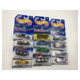 LOT OF 12 HOT WHEELS CARS IN ORIGINAL PACKAGE