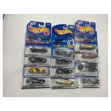 LOT OF 12 HOT WHEELS CARS IN ORIGINAL PACKAGE