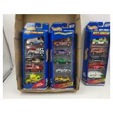 (3)  5 CAR HOT WHEELS GIFT PACKS