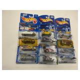 LOT OF 12 HOT WHEELS CARS IN ORIGINAL PACKAGE