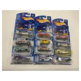 LOT OF 12 HOT WHEELS CARS IN ORIGINAL PACKAGE