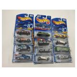 LOT OF 12 HOT WHEELS CARS IN ORIGINAL PACKAGE
