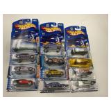 LOT OF 12 HOT WHEELS CARS IN ORIGINAL PACKAGE