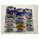 LOT OF 12 HOT WHEELS CARS IN ORIGINAL PACKAGE