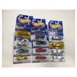 LOT OF 12 HOT WHEELS CARS IN ORIGINAL PACKAGE