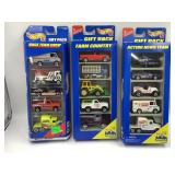 (3)  5 CAR HOT WHEELS GIFT PACKS IN ORIGINAL