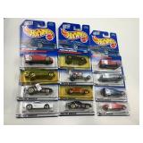 LOT OF 12 HOT WHEELS CARS IN ORIGINAL PACKAGE