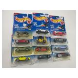 LOT OF 12 HOT WHEELS CARS IN ORIGINAL PACKAGE