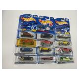 LOT OF 12 HOT WHEELS CARS IN ORIGINAL PACKAGE