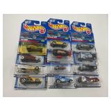 LOT OF 12 HOT WHEELS CARS IN ORIGINAL PACKAGE