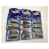 LOT OF 12 HOT WHEELS CARS IN ORIGINAL PACKAGE
