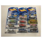 LOT OF 12 HOT WHEELS CARS IN ORIGINAL PACKAGE