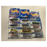 LOT OF 12 HOT WHEELS CARS IN ORIGINAL PACKAGE
