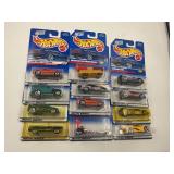 LOT OF 12 HOT WHEELS CARS IN ORIGINAL PACKAGE