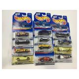 LOT OF 12 HOT WHEELS CARS IN ORIGINAL PACKAGE