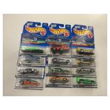 LOT OF 12 HOT WHEELS CARS IN ORIGINAL PACKAGE