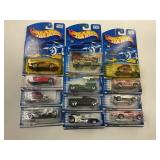 LOT OF 12 HOT WHEELS CARS IN ORIGINAL PACKAGE