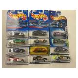 LOT OF 12 HOT WHEELS CARS IN ORIGINAL PACKAGE