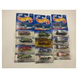 LOT OF 12 HOT WHEELS CARS IN ORIGINAL PACKAGE