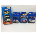 LOT OF 4 HOT WHEELS CARS IN ORIGINAL PACKAGE