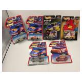 LOT OF 6 HOT WHEELS NASCAR PRO RACING CARS IN