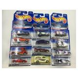 LOT OF 12 HOT WHEELS CARS IN ORIGINAL PACKAGE