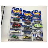 LOT OF 12 HOT WHEELS CARS IN ORIGINAL PACKAGE