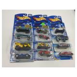 LOT OF 12 HOT WHEELS CARS IN ORIGINAL PACKAGE