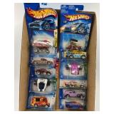 LOT OF 12 HOT WHEELS CARS IN ORIGINAL PACKAGE